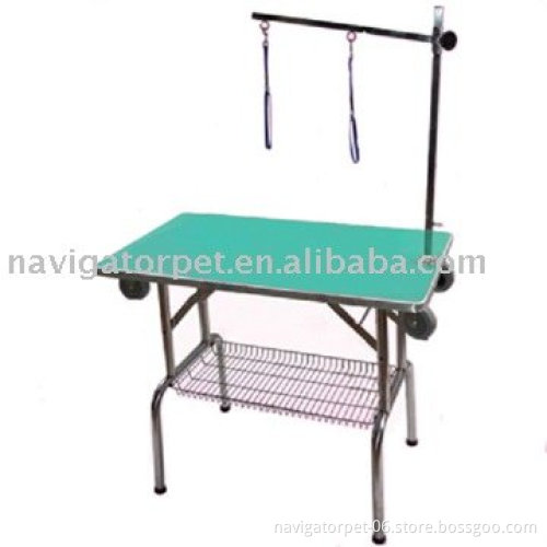 Pet Grooming Table with Wheels